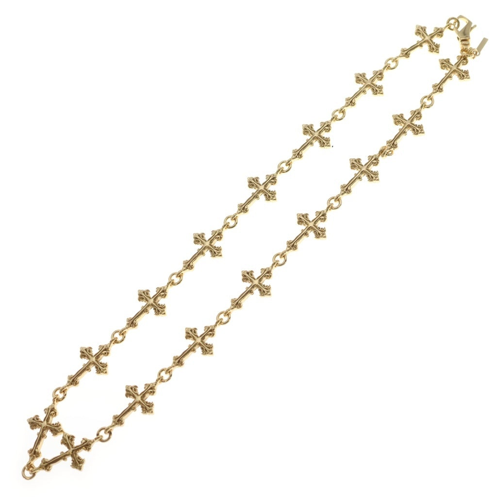 NO BRAND(ノーブランド) Emanuele Bicocchi（エマニュエレ ビコッキ）Multi-cross avelli necklace マルチクロスネックレス ゴールド