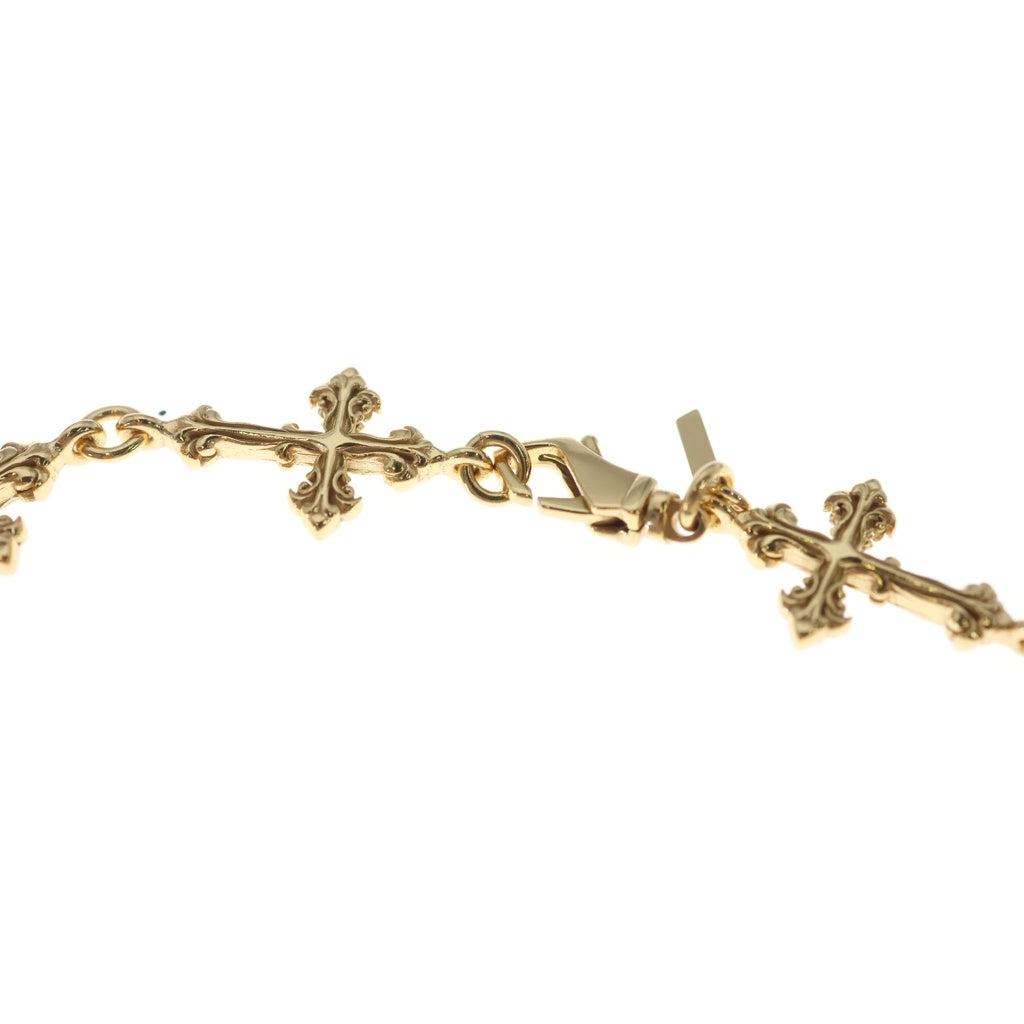 NO BRAND(ノーブランド) Emanuele Bicocchi（エマニュエレ ビコッキ）Multi-cross avelli necklace マルチクロスネックレス ゴールド