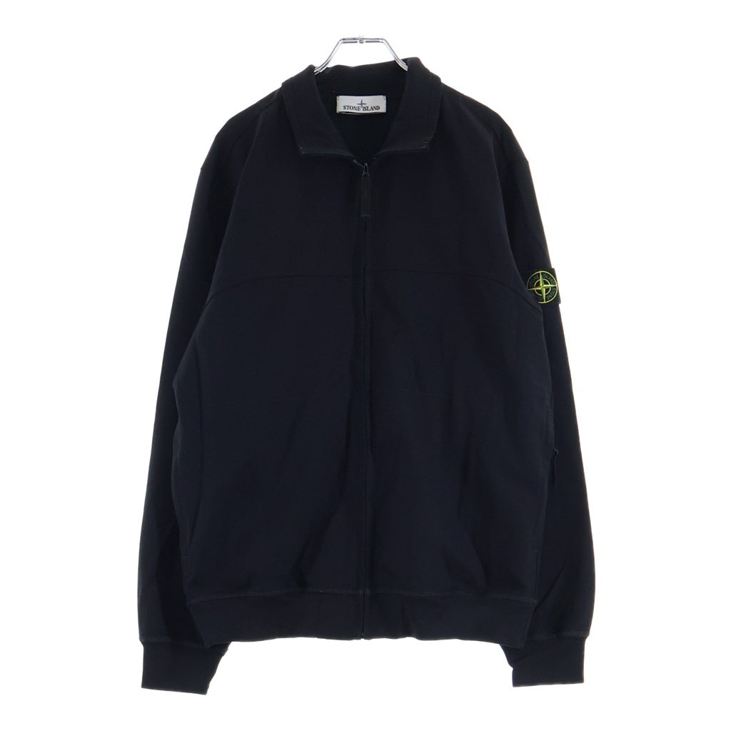 STONE ISLAND(ストーンアイランド) GIUBBOTTO JACKET ロゴワッペン ジュボットジャケット ブラック 801562153