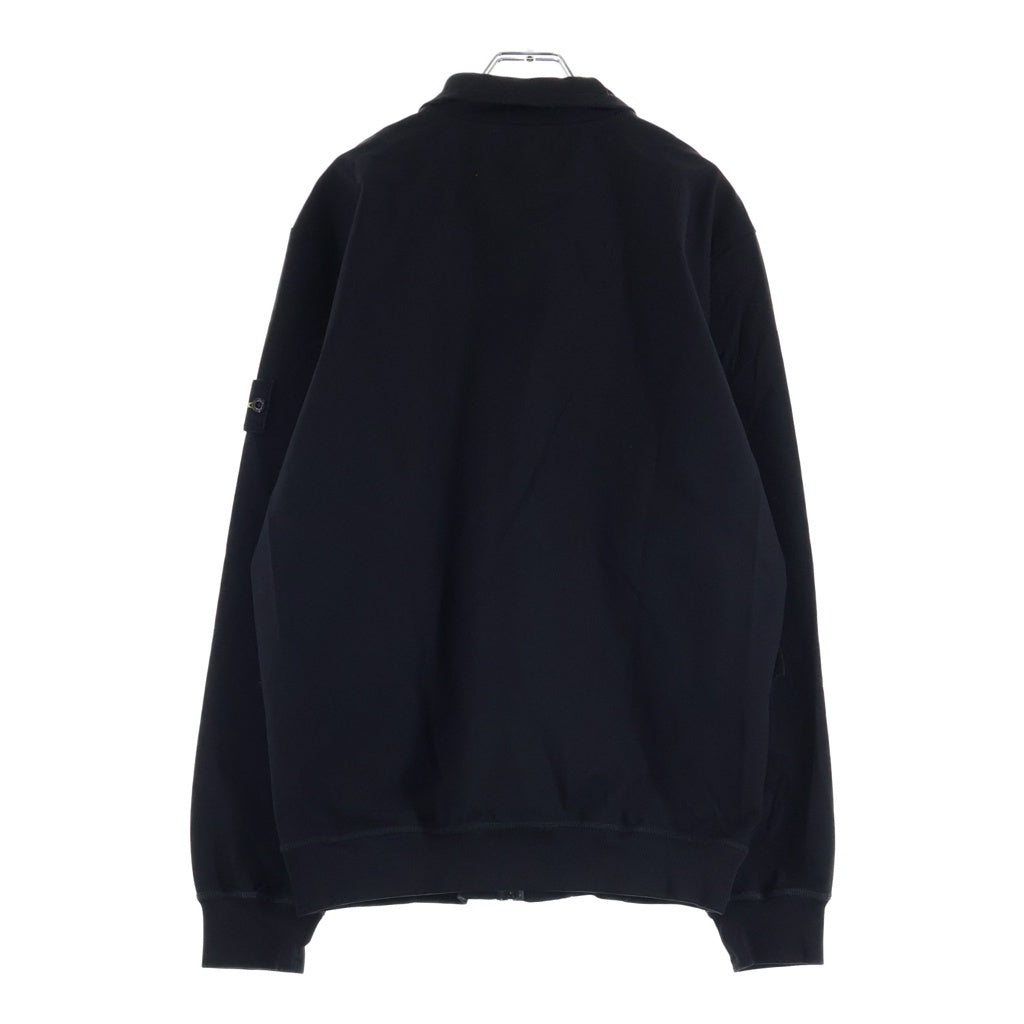 STONE ISLAND(ストーンアイランド) GIUBBOTTO JACKET ロゴワッペン ジュボットジャケット ブラック 801562153