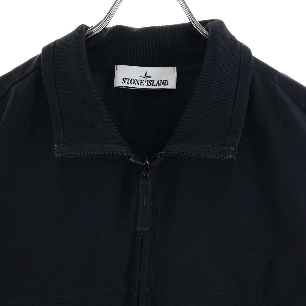STONE ISLAND(ストーンアイランド) GIUBBOTTO JACKET ロゴワッペン ジュボットジャケット ブラック 801562153