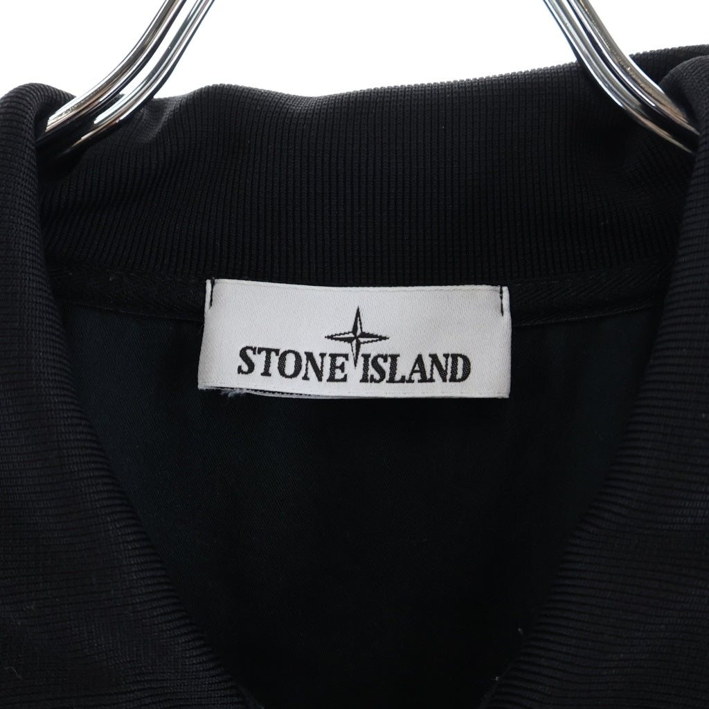 STONE ISLAND(ストーンアイランド) GIUBBOTTO JACKET ロゴワッペン ジュボットジャケット ブラック 801562153