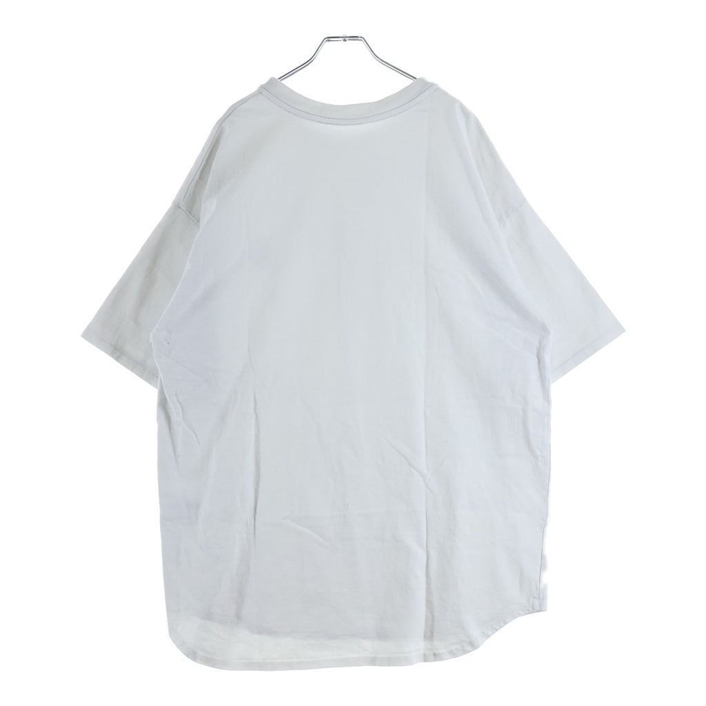 cvtvlist(カタリスト) CREW S/S TEE 2101090307 ロゴワッペン付き クルーネック半袖Tシャツ ホワイト