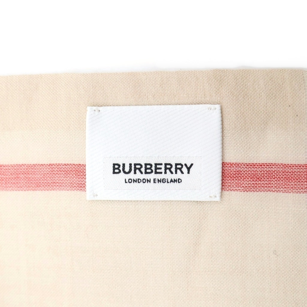 BURBERRY(バーバリー) ジャイアントチェックスカーフ 8015407 ベージュ レディース