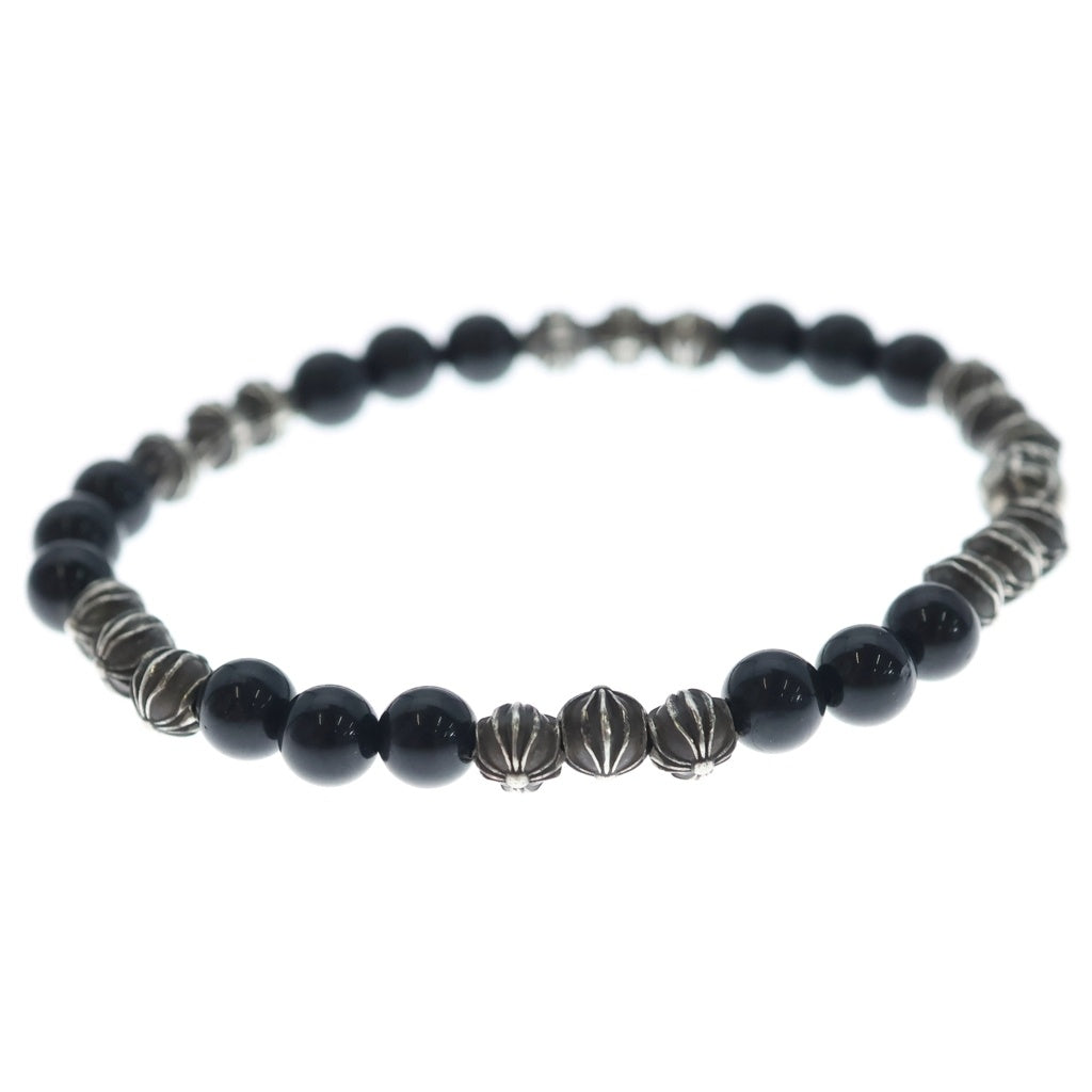 CHROME HEARTS(クロムハーツ) 6mm BEAD ビーズ ブレスレット シルバー/ブラック