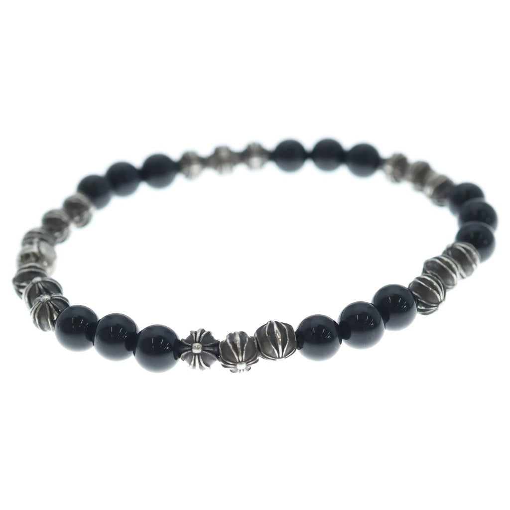 CHROME HEARTS(クロムハーツ) 6mm BEAD ビーズ ブレスレット シルバー/ブラック