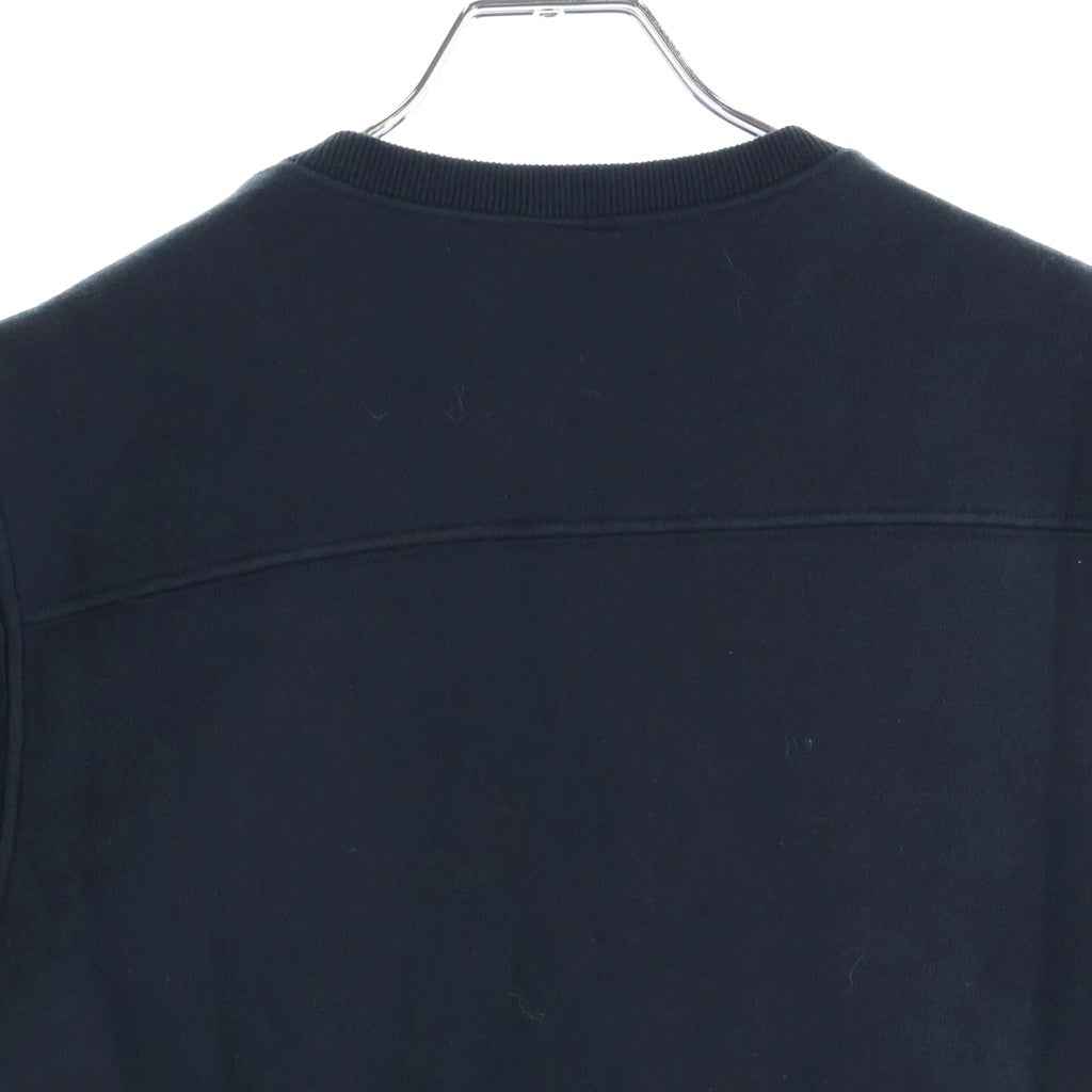 CHROME HEARTS(クロムハーツ) Y NOT CEM CRS LTHR PATCH S/S SWEAT セメタリークロスパッチ スウェット半袖シャツ ブラック
