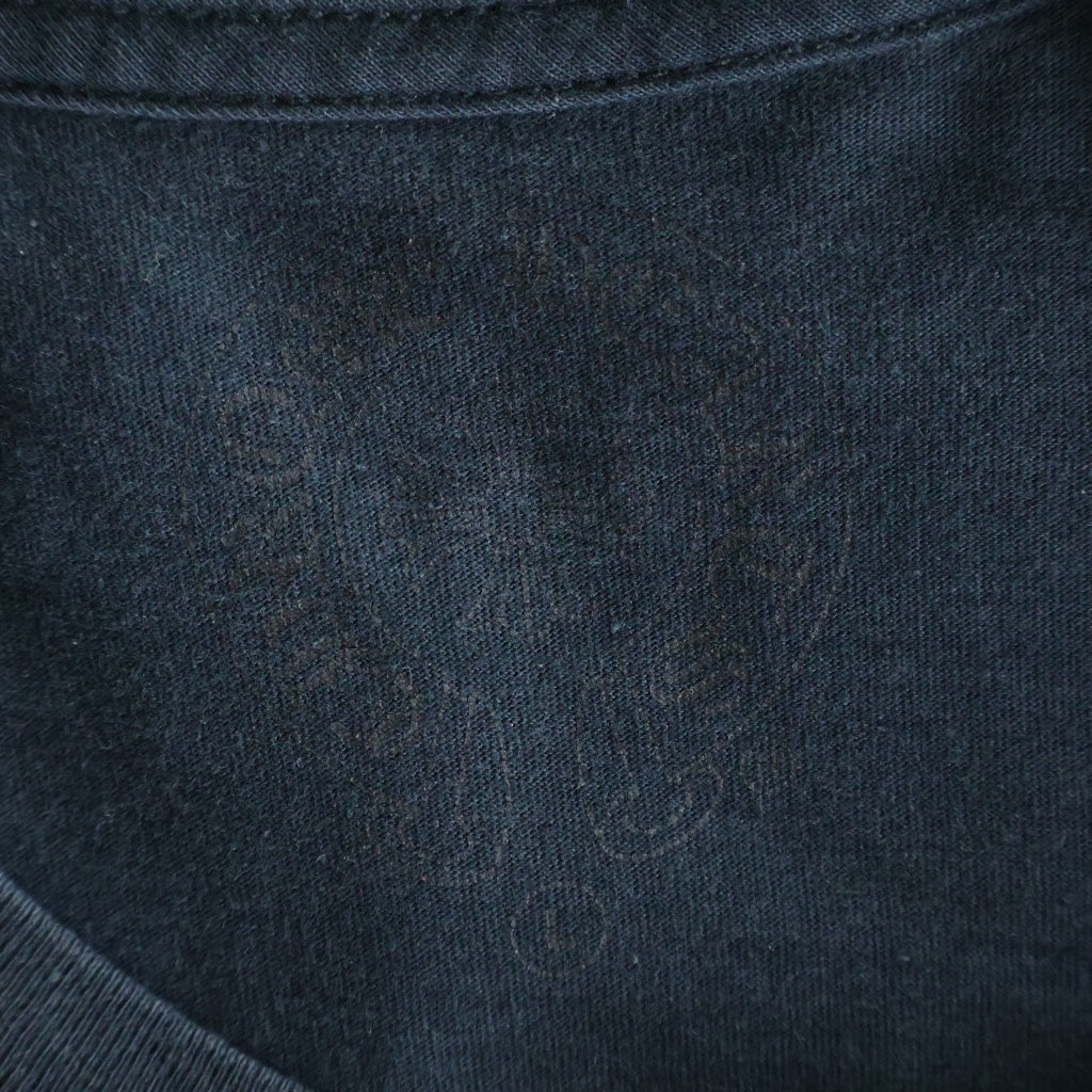 CHROME HEARTS(クロムハーツ) CH L/S TEE アームフローラルバックホースシュープリント長袖Tシャツ ブラック