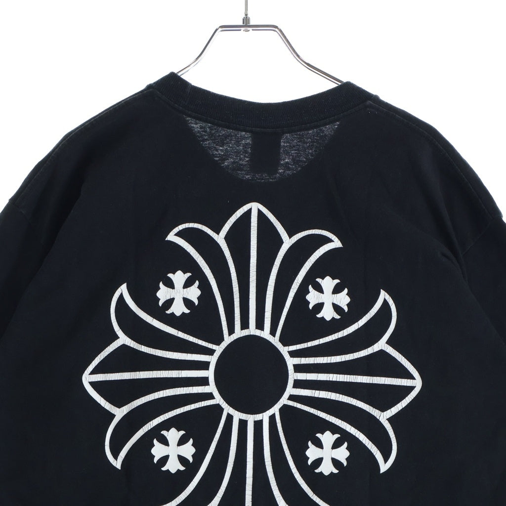 CHROME HEARTS(クロムハーツ) OLD CH PLUS S/S TEE オールド ホノルル バックCHプラスプリント半袖Tシャツ ブラック