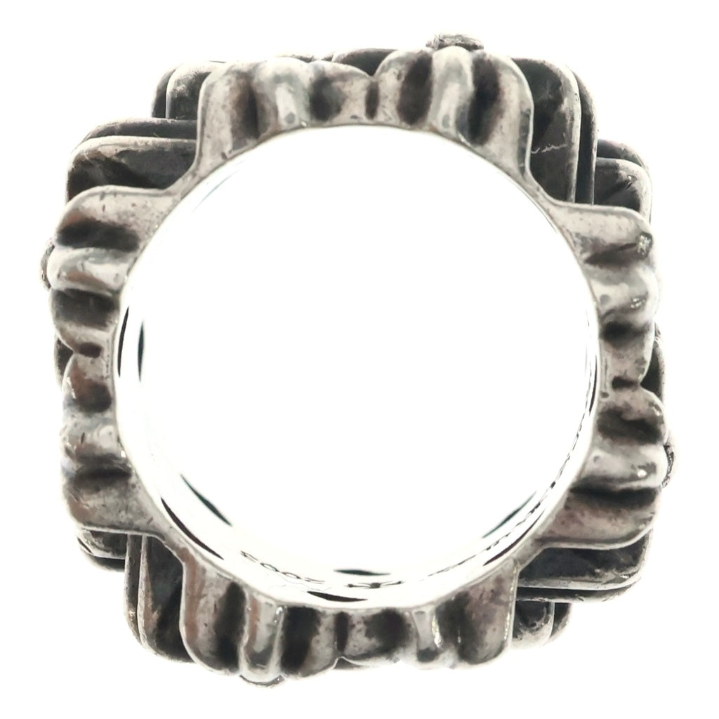 CHROME HEARTS(クロムハーツ) SQUARE CEMETERY スクエアセメタリークロス リング シルバー BCA352