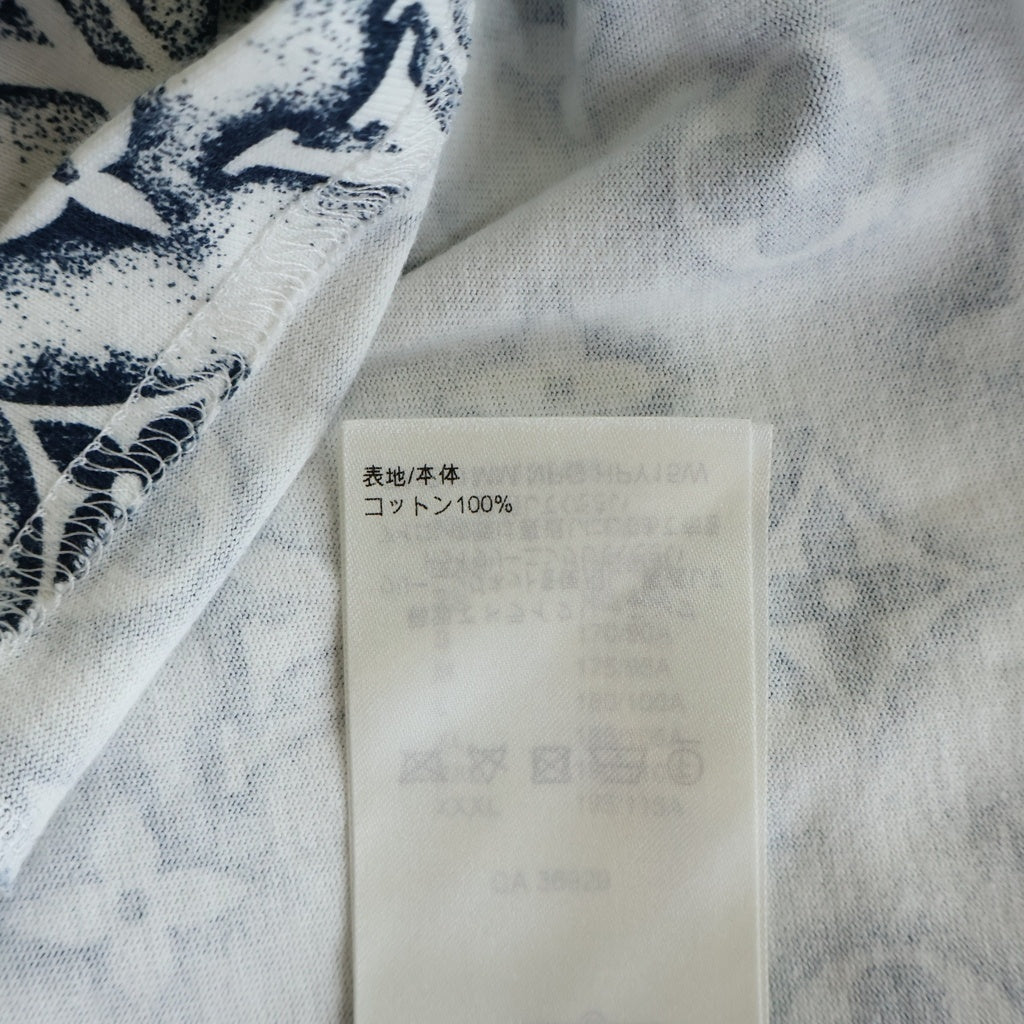 LOUIS VUITTON(ルイヴィトン) 24SS モノグラムクルーネック半袖Tシャツ カットソー ホワイト/ブラック RM241MM NPG HPY15W