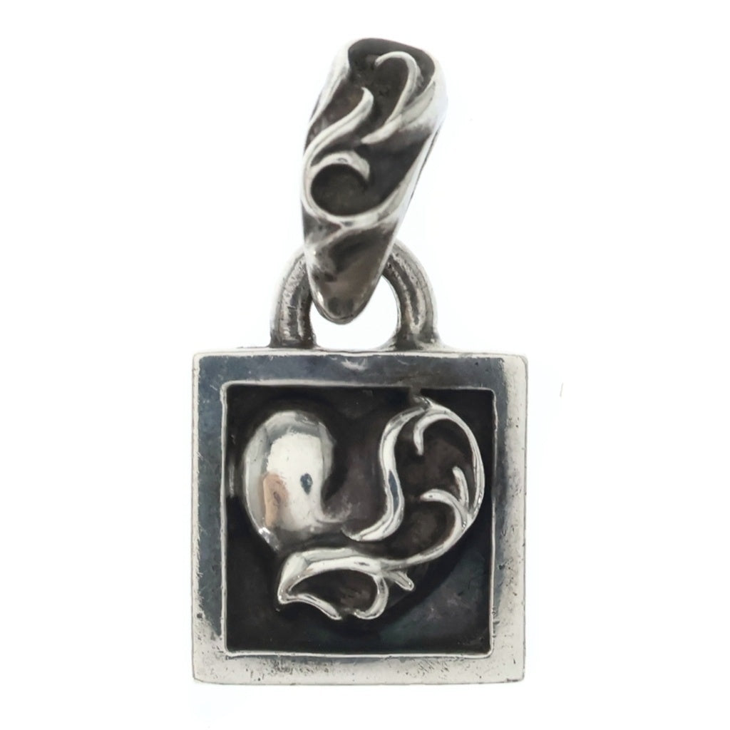 CHROME HEARTS(クロムハーツ) FRAMED HEART フレームドハート チャーム ペンダントトップ シルバー BCA273