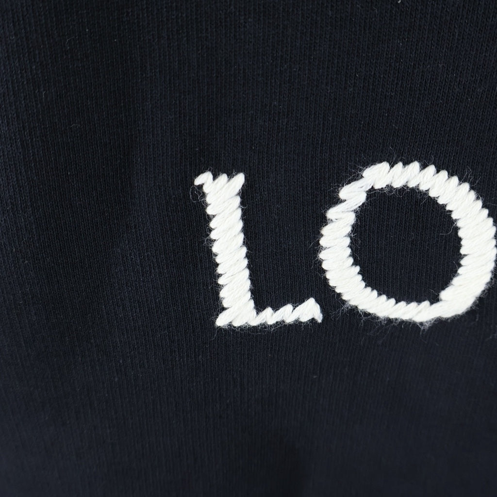LOEWE(ロエベ) REGULAR FIT SWEATSHIRT H526Y24J26 レギュラーフィット クルーネックスウェット ロゴ刺繍 ブラック