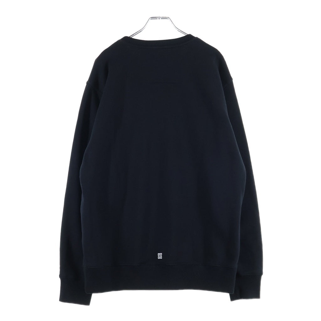 GIVENCHY(ジバンシィ) LOGO SLIM FIT ロゴプリント スリムフィット クルーネック 長袖スウェット ホワイト BMJ0HA3YAC