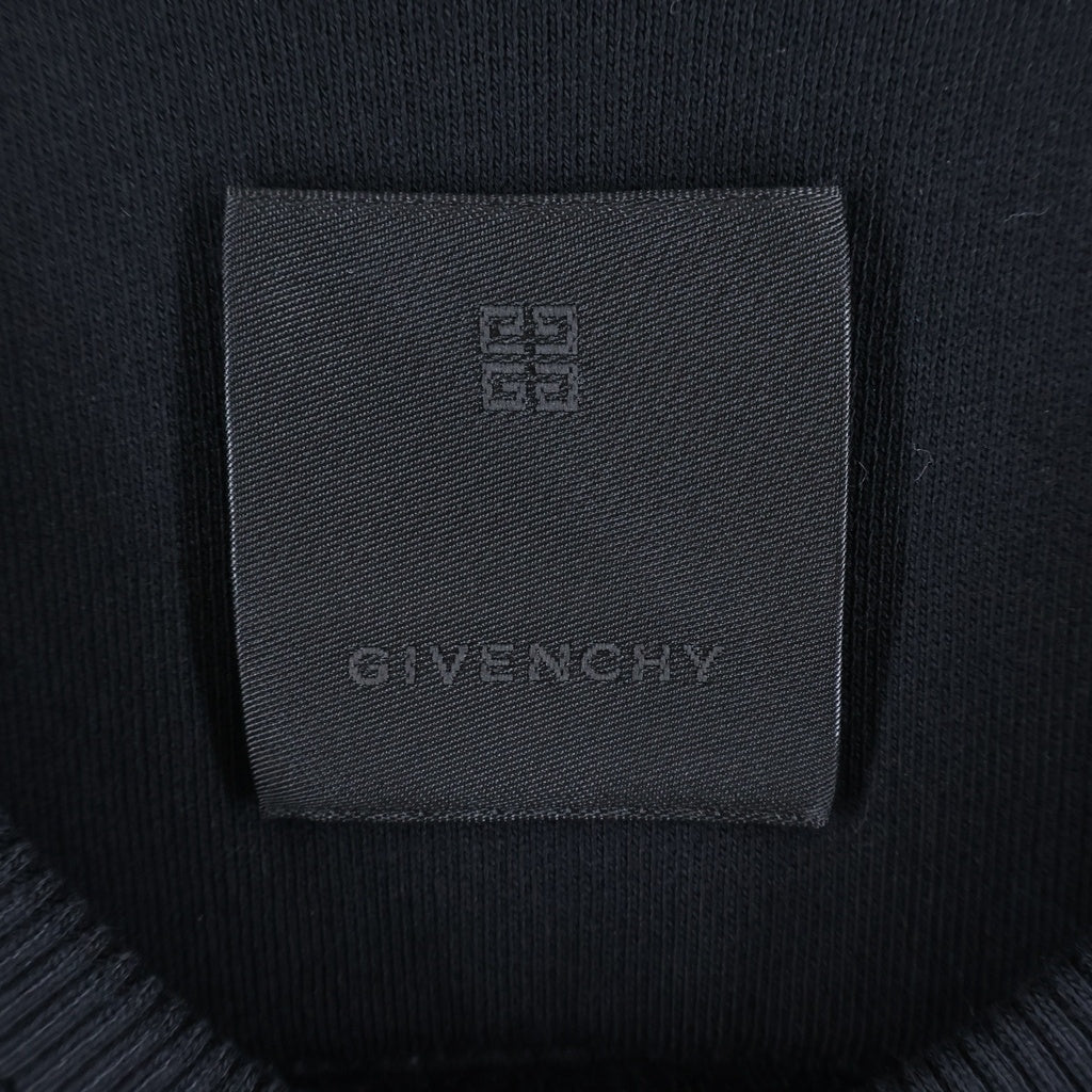 GIVENCHY(ジバンシィ) LOGO SLIM FIT ロゴプリント スリムフィット クルーネック 長袖スウェット ホワイト BMJ0HA3YAC