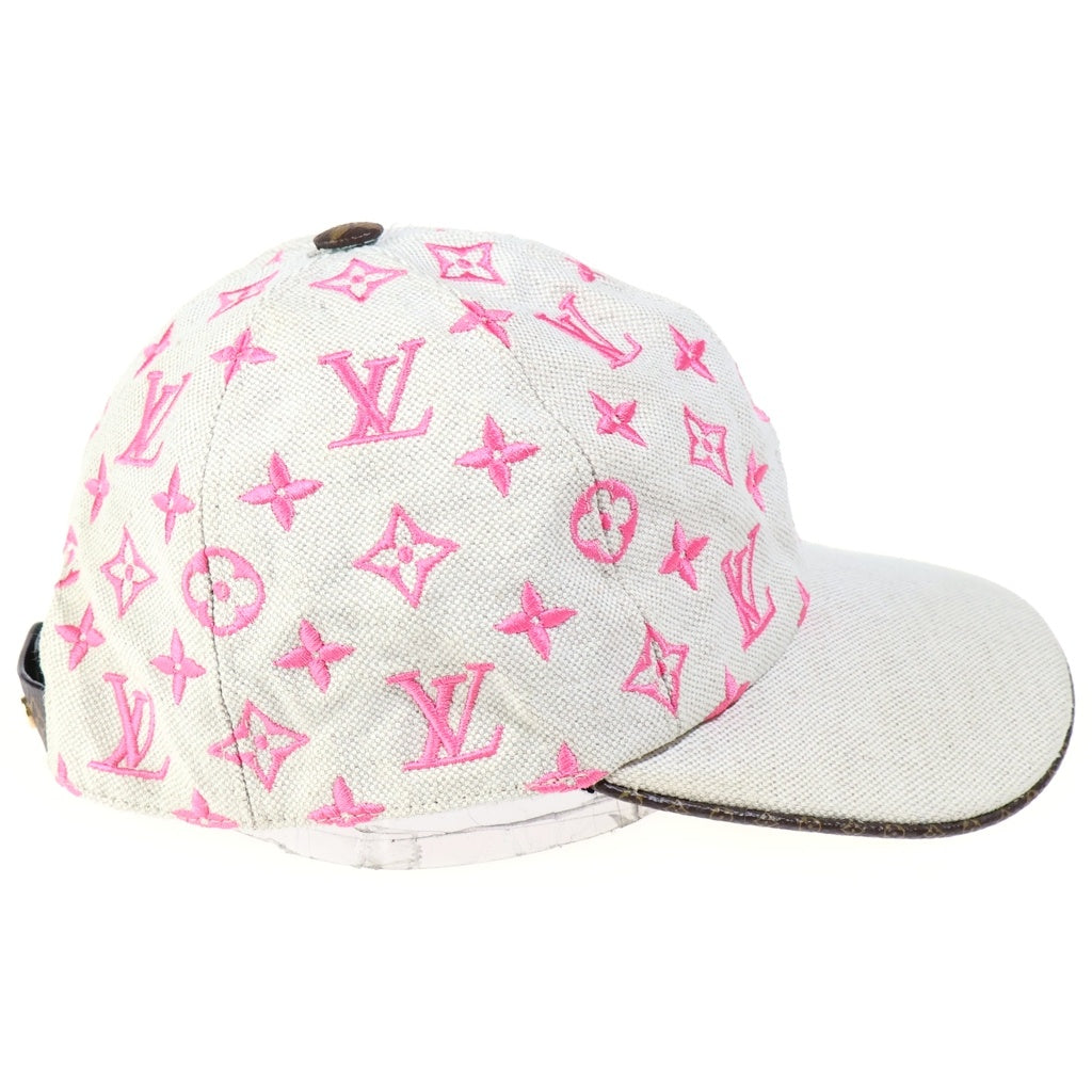 LOUIS VUITTON(ルイヴィトン) スターボード モノグラム ベースボールキャップ M76717 ホワイト レディース