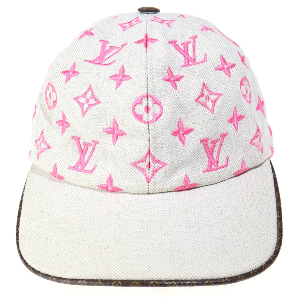LOUIS VUITTON(ルイヴィトン) スターボード モノグラム ベースボールキャップ M76717 ホワイト レディース