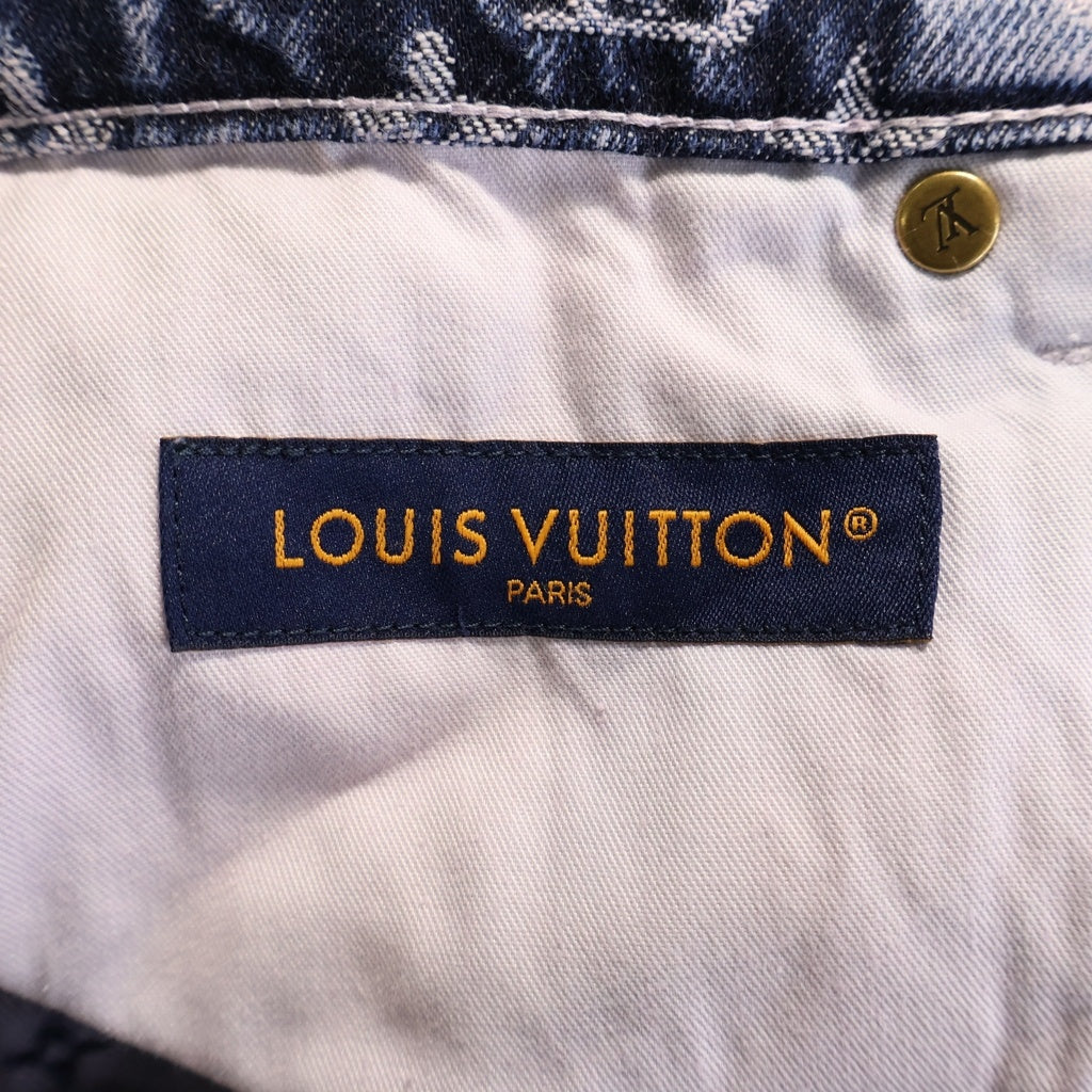 LOUIS VUITTON(ルイヴィトン) 23SS ワイドカーペンタートラウザーウィズフリンジ デニム RM231 UZD HOD80W