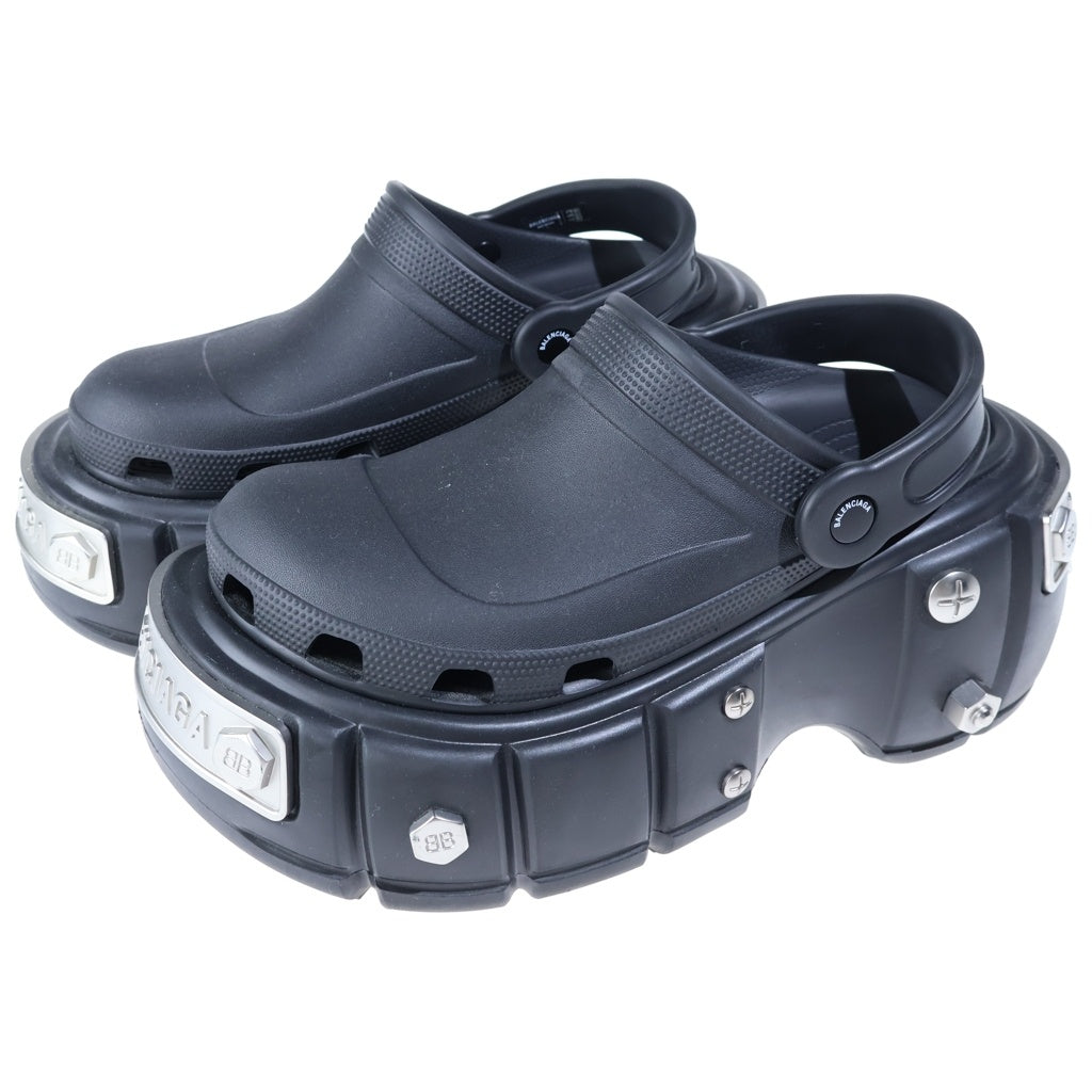 BALENCIAGA(バレンシアガ) 22SS ×CROCS HARDCROCS クロックス ハードクロックス ミュール サンダル ブラック 687398