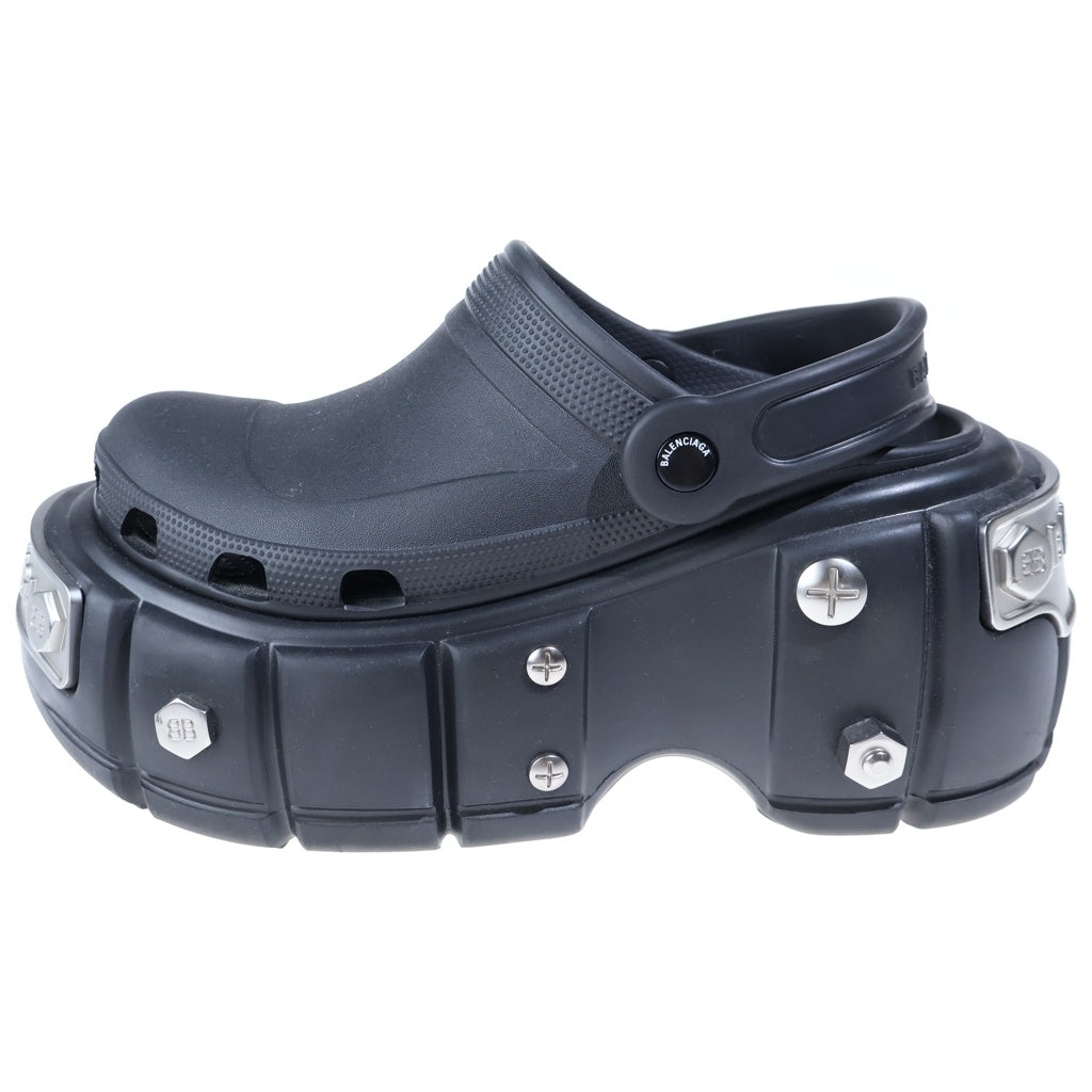 BALENCIAGA(バレンシアガ) 22SS ×CROCS HARDCROCS クロックス ハードクロックス ミュール サンダル ブラック 687398