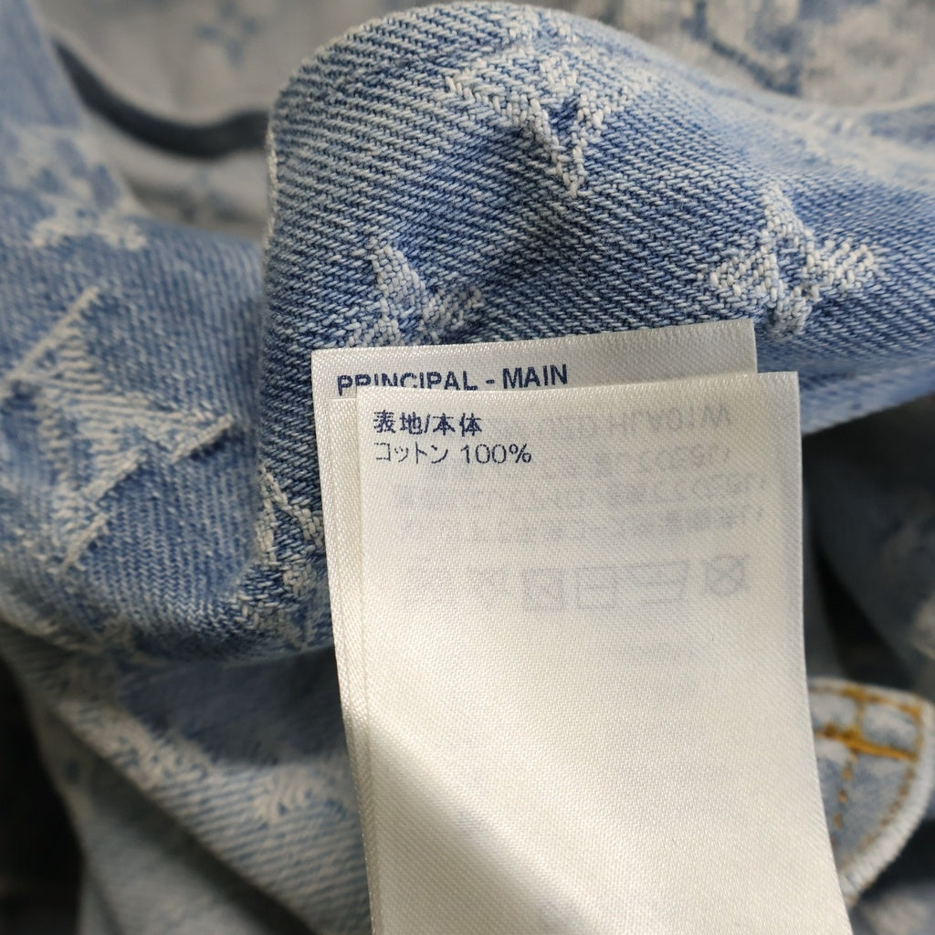 LOUIS VUITTON(ルイヴィトン) 21AW NBA モノグラム デニムフーデッドブルゾン インディゴ RM212M UZD HLA01W
