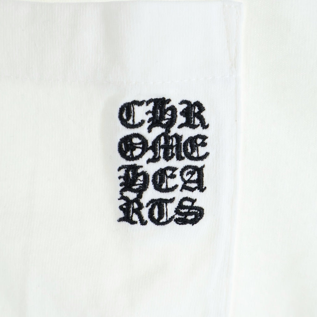 CHROME HEARTS(クロムハーツ) GRP Y NOT Light Work L/S Tee ワイノット ライトワーク長袖Tシャツ ホワイト
