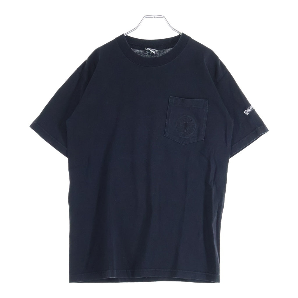 CHROME HEARTS(クロムハーツ) OLD Horseshoe S/S Tee オールド ホースシュー刺繍半袖Tシャツ ブラック