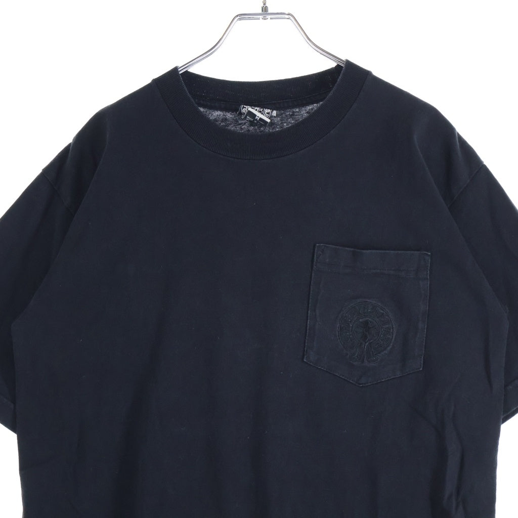 CHROME HEARTS(クロムハーツ) OLD Horseshoe S/S Tee オールド ホースシュー刺繍半袖Tシャツ ブラック
