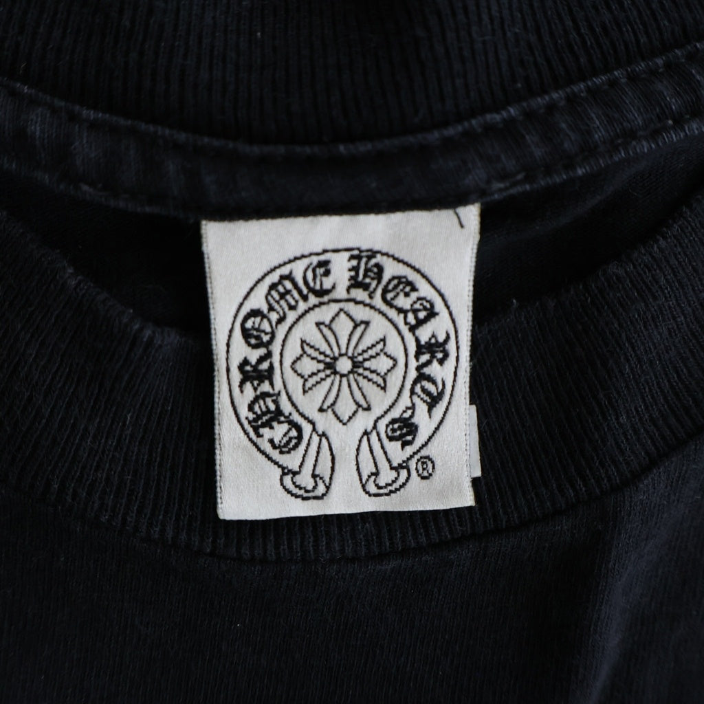 CHROME HEARTS(クロムハーツ) OLD Horseshoe S/S Tee オールド ホースシュー刺繍半袖Tシャツ ブラック