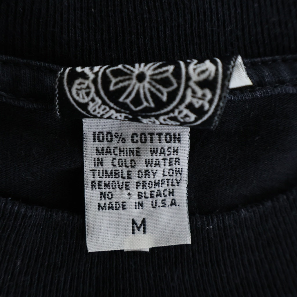 CHROME HEARTS(クロムハーツ) OLD Horseshoe S/S Tee オールド ホースシュー刺繍半袖Tシャツ ブラック