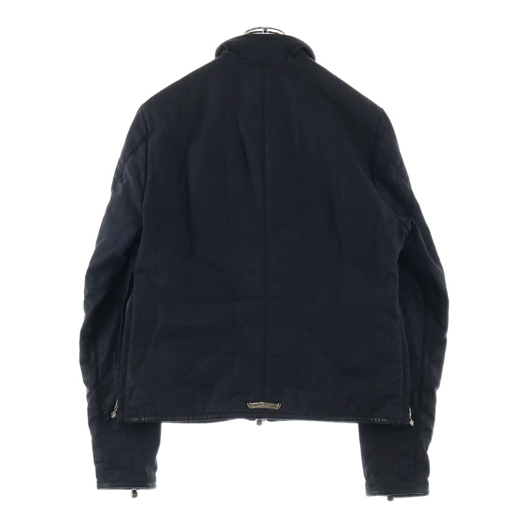 CHROME HEARTS(クロムハーツ) Oiled Zip-Up Jacket オイルドジップアップジャケット ブラック