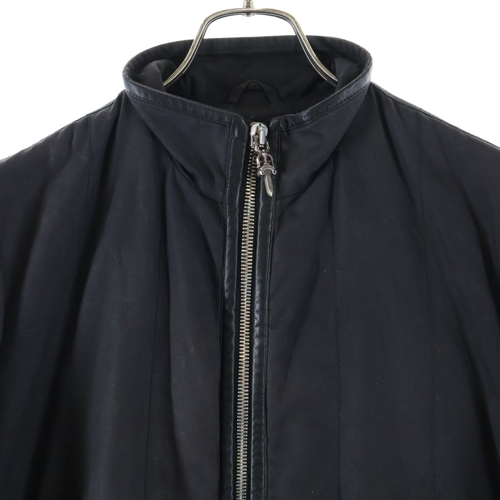 CHROME HEARTS(クロムハーツ) Oiled Zip-Up Jacket オイルドジップアップジャケット ブラック