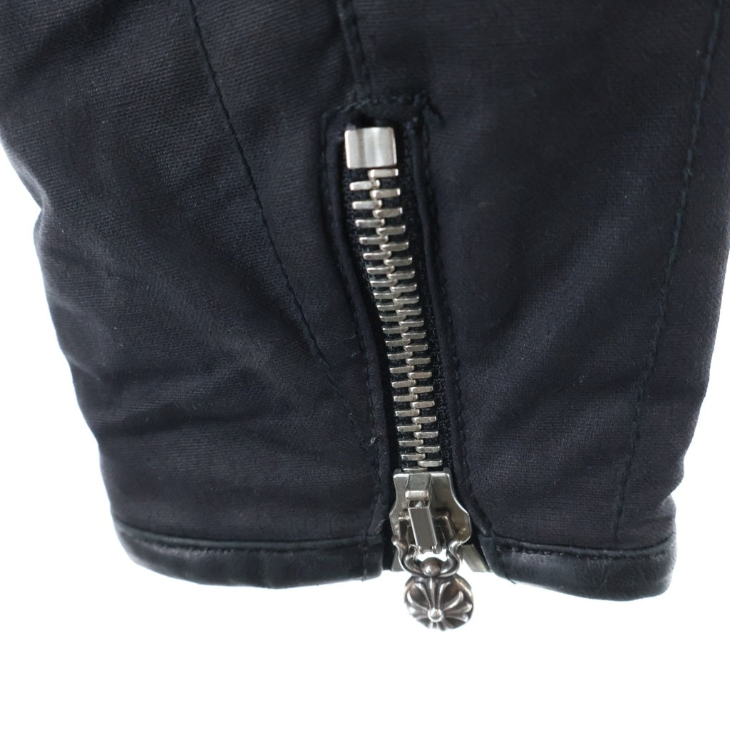 CHROME HEARTS(クロムハーツ) Oiled Zip-Up Jacket オイルドジップアップジャケット ブラック