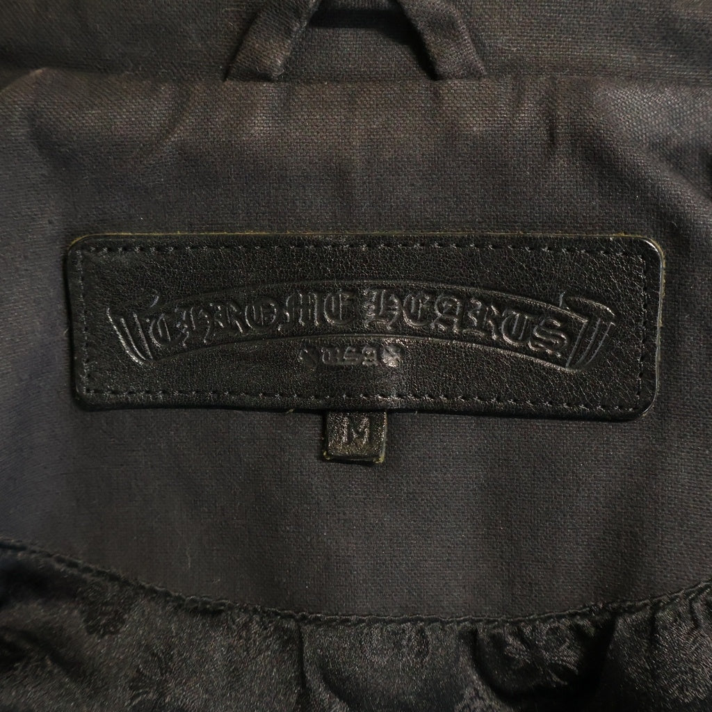 CHROME HEARTS(クロムハーツ) Oiled Zip-Up Jacket オイルドジップアップジャケット ブラック