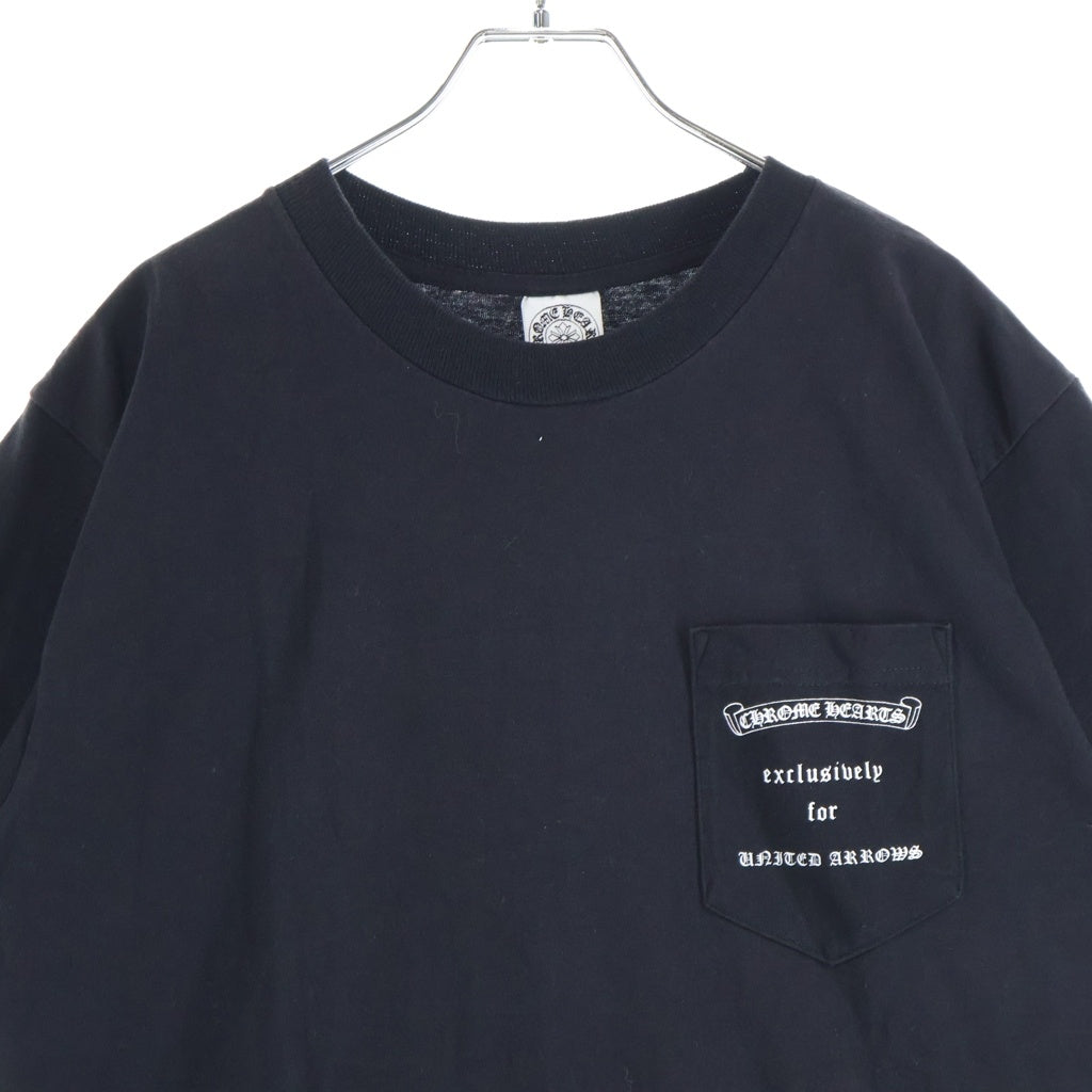 CHROME HEARTS(クロムハーツ) OLD UNITED ARROWS DAGGER S/S TEE オールド ユナイテッドアローズ ダガー半袖Tシャツ ブラック/ホワイト