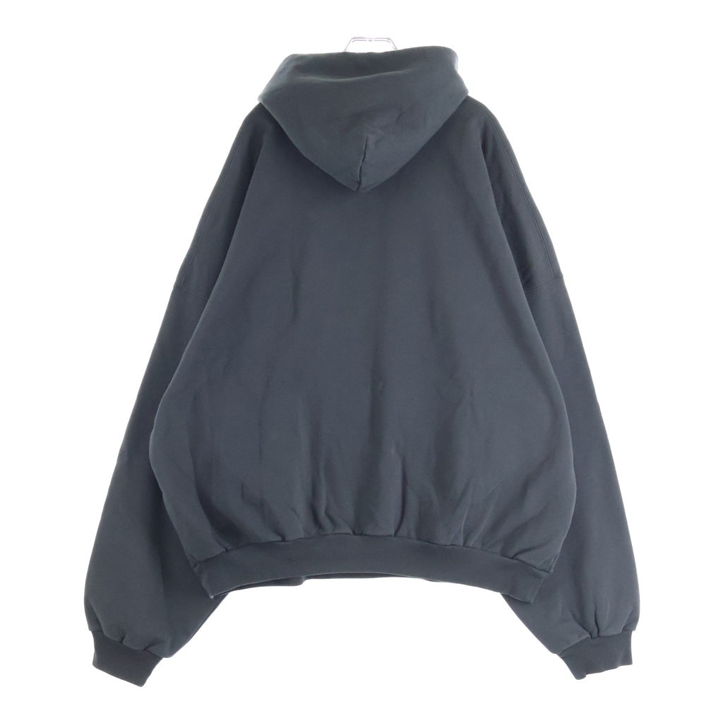 BALENCIAGA(バレンシアガ) フロントボクシングロゴプリント プルオーバーパーカー ブラック 803265 TRVH6