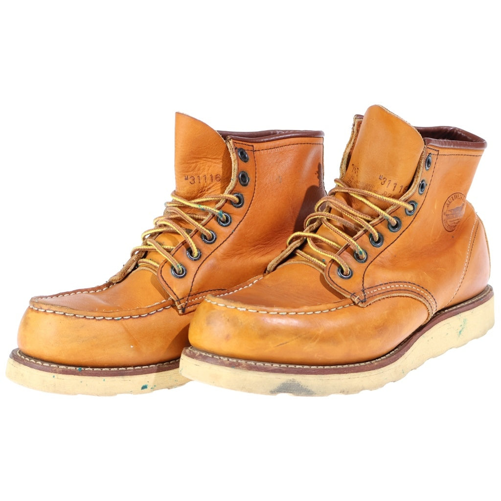 RED WING(レッド ウイング) 90s 6-inch Classic Moc 6インチ クラシックモック 犬タグ 97年刻印 ブラウン 875