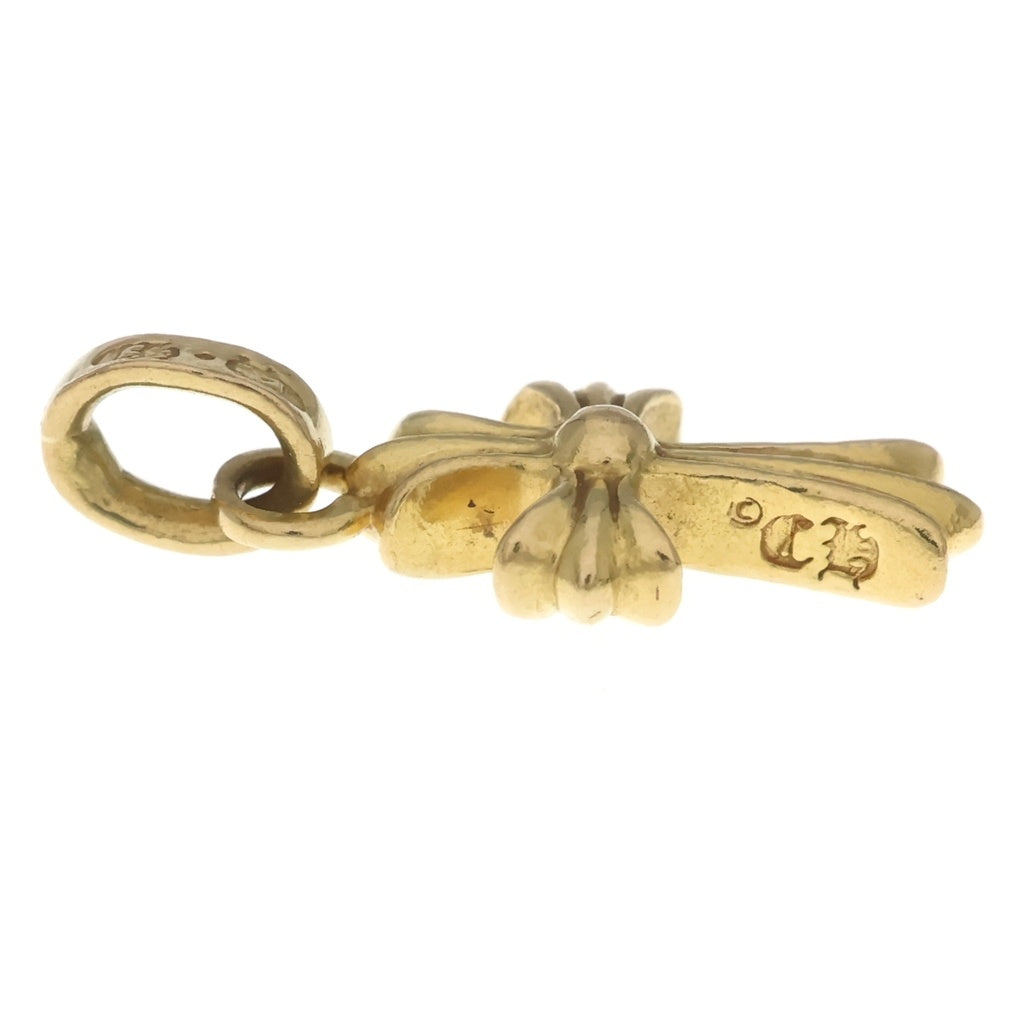 CHROME HEARTS(クロムハーツ) 22K CRS BBYFAT P/DIA ベイビーファットクロス PAVEダイヤ ペンダントトップ ゴールド BCA035