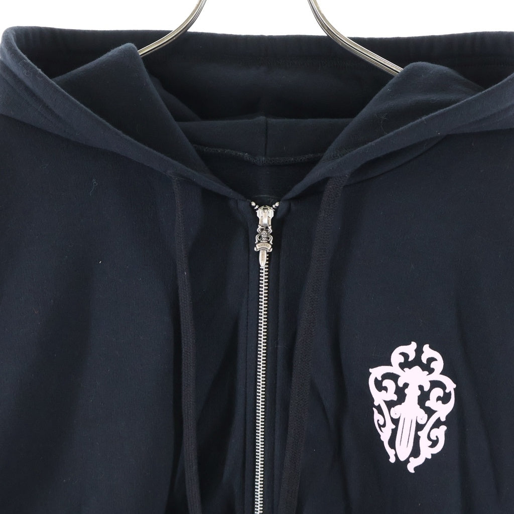 CHROME HEARTS(クロムハーツ) 26SS DEADLY DOLL SWTSHRT ZIP HOODIE デッドリードール ジップフーディー スウェットパーカー ブラック