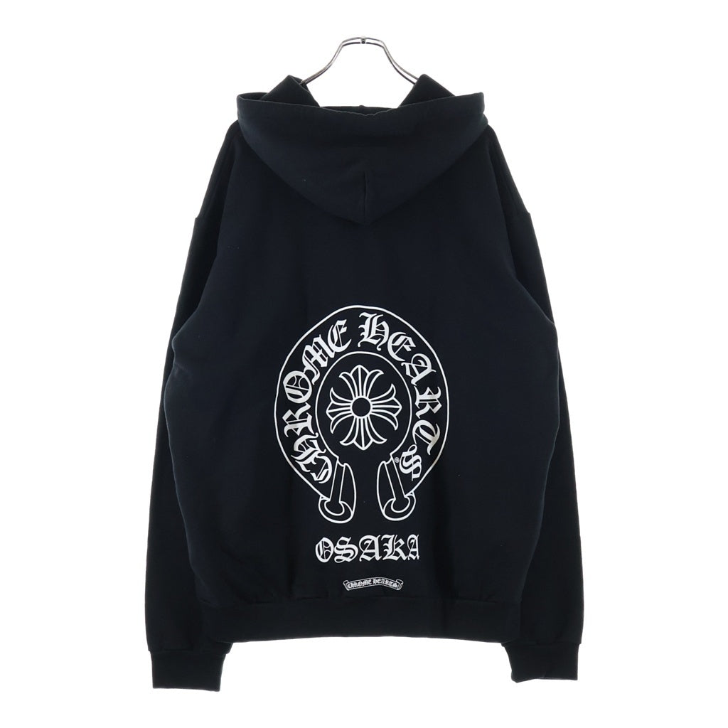 CHROME HEARTS(クロムハーツ) SWTSHRT PLVR 大阪限定バックホースシュー スウェット プルオーバーパーカー ブラック