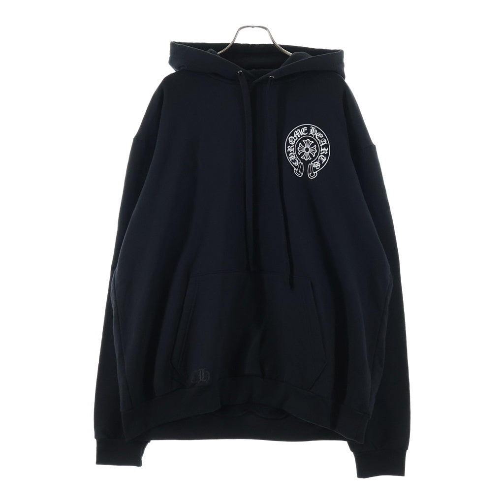 CHROME HEARTS(クロムハーツ) SWTSHRT PLVR 大阪限定バックホースシュー スウェット プルオーバーパーカー ブラック