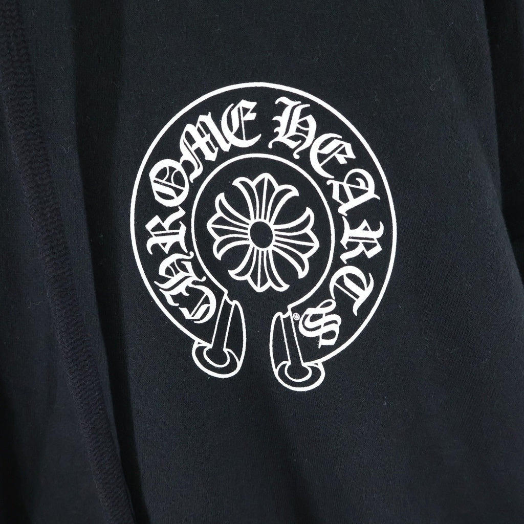 CHROME HEARTS(クロムハーツ) SWTSHRT PLVR 大阪限定バックホースシュー スウェット プルオーバーパーカー ブラック