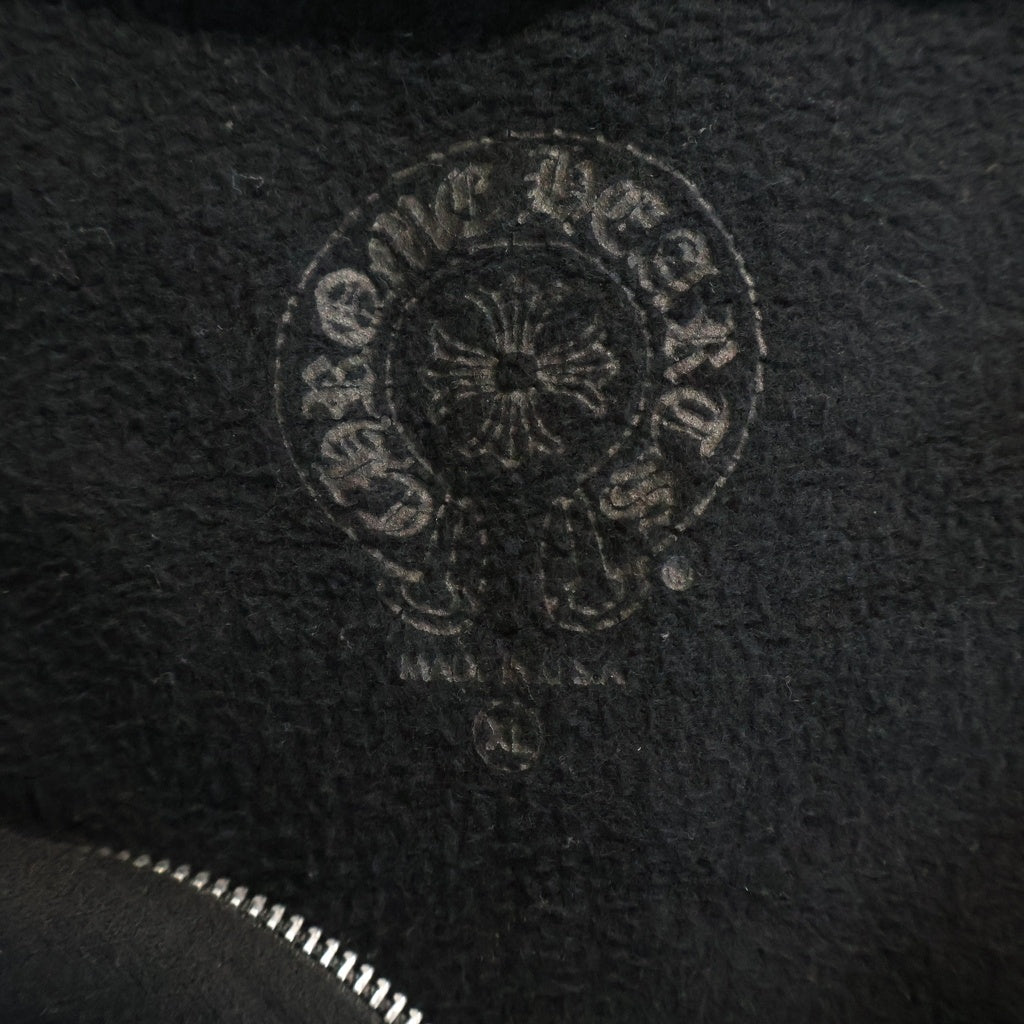 CHROME HEARTS(クロムハーツ) FOTI HD ZIP フォティ 両面プリント スウェット ジップアップパーカー ブラック
