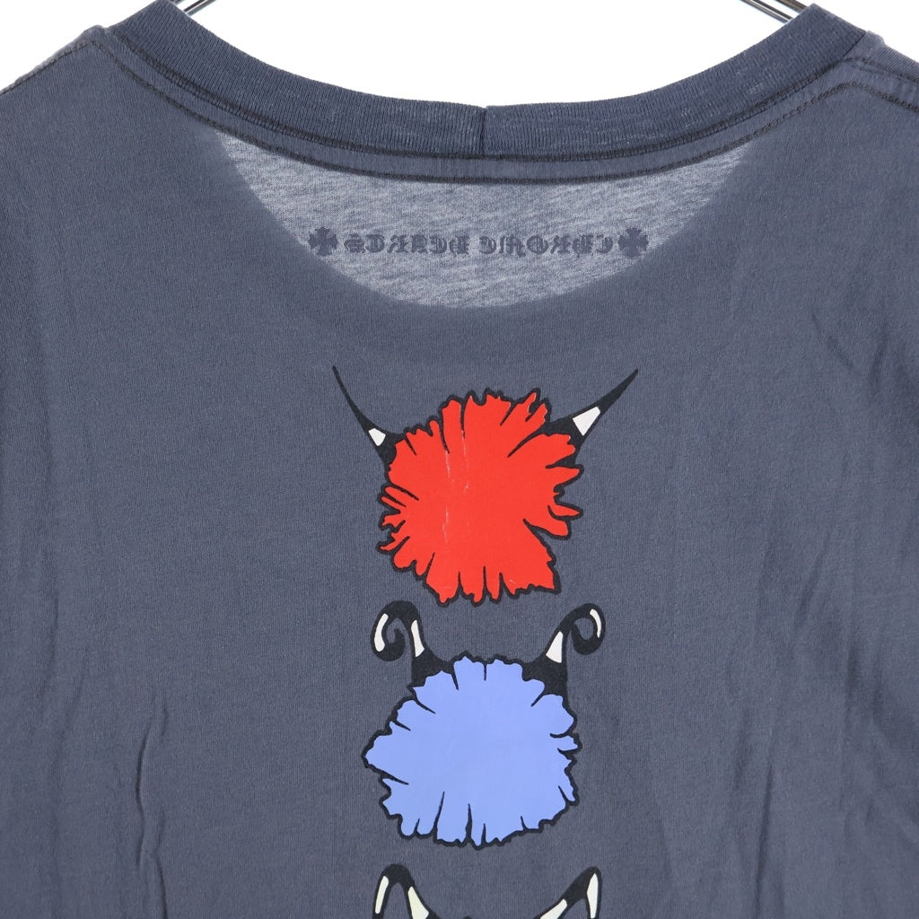 CHROME HEARTS(クロムハーツ) ×MATTY BOY Back Print S/S Tee ×マッティボーイ バックプリント半袖Tシャツ チャコールグレー