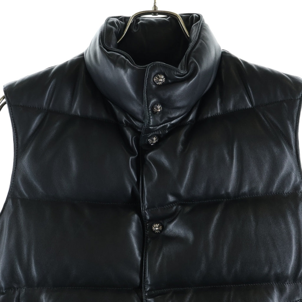 CHROME HEARTS(クロムハーツ) CH Plus Stiff Down Vest CHプラス スティッフ ダガージップダウンベスト ブラック