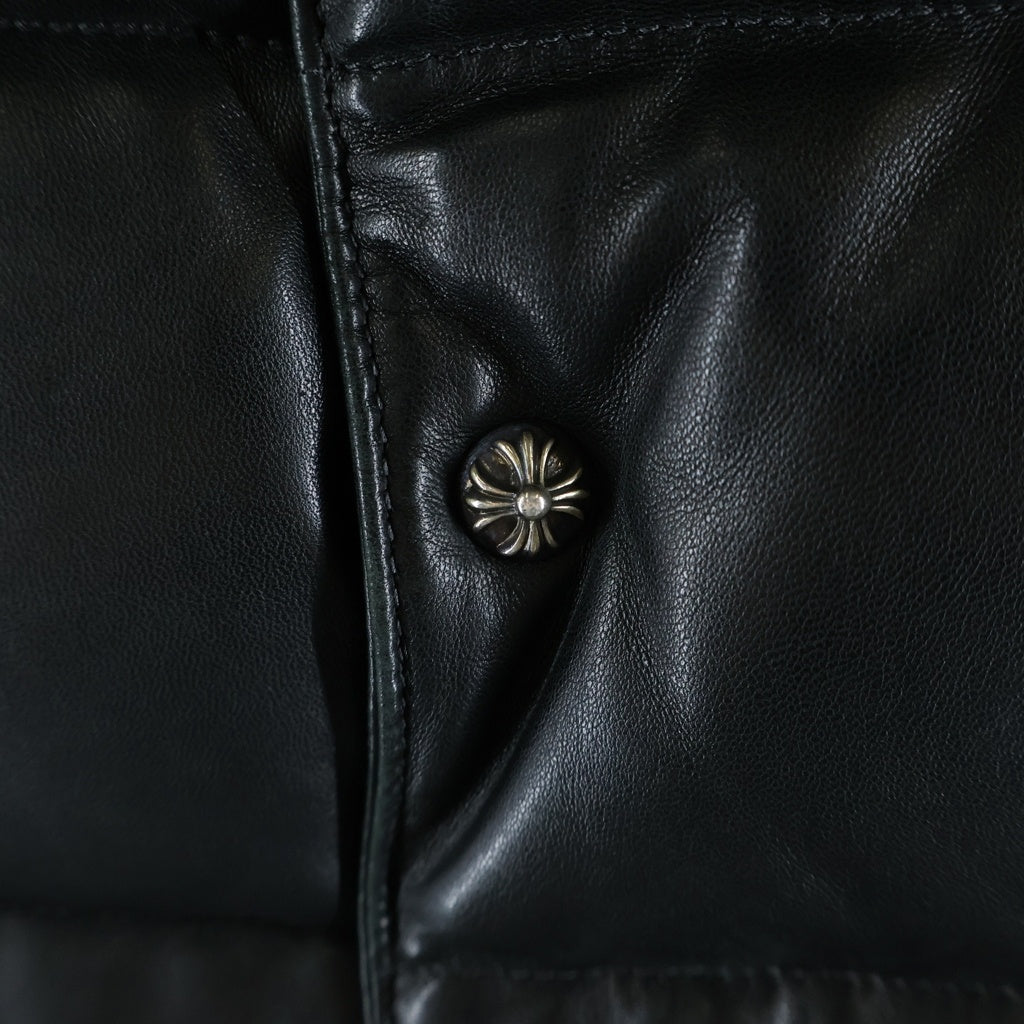 CHROME HEARTS(クロムハーツ) CH Plus Stiff Down Vest CHプラス スティッフ ダガージップダウンベスト ブラック