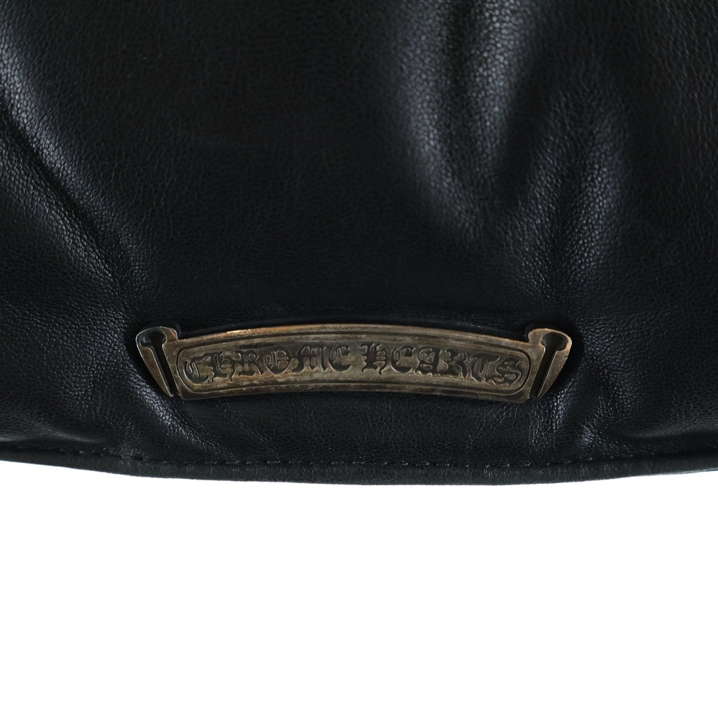 CHROME HEARTS(クロムハーツ) CH Plus Stiff Down Vest CHプラス スティッフ ダガージップダウンベスト ブラック