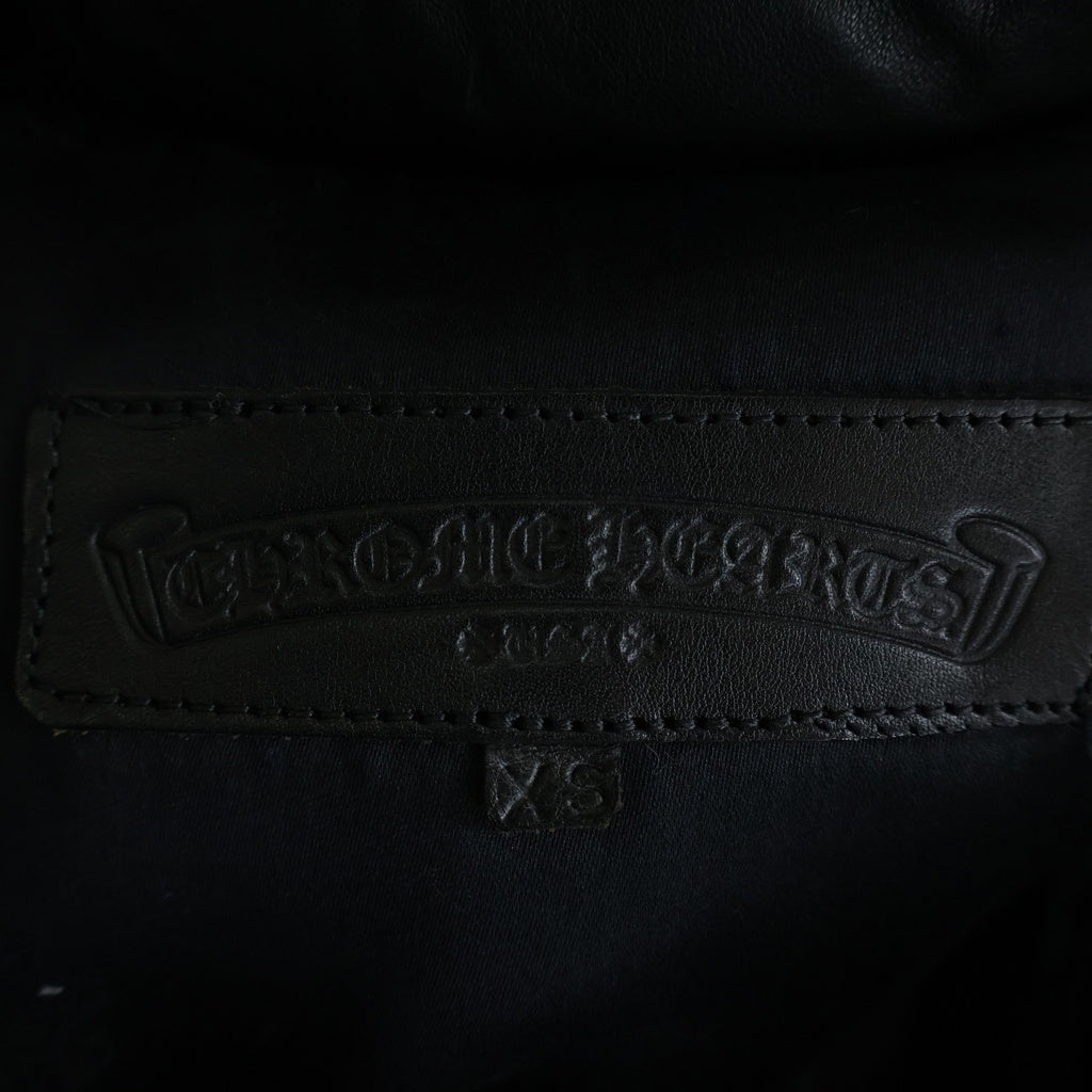 CHROME HEARTS(クロムハーツ) CH Plus Stiff Down Vest CHプラス スティッフ ダガージップダウンベスト ブラック