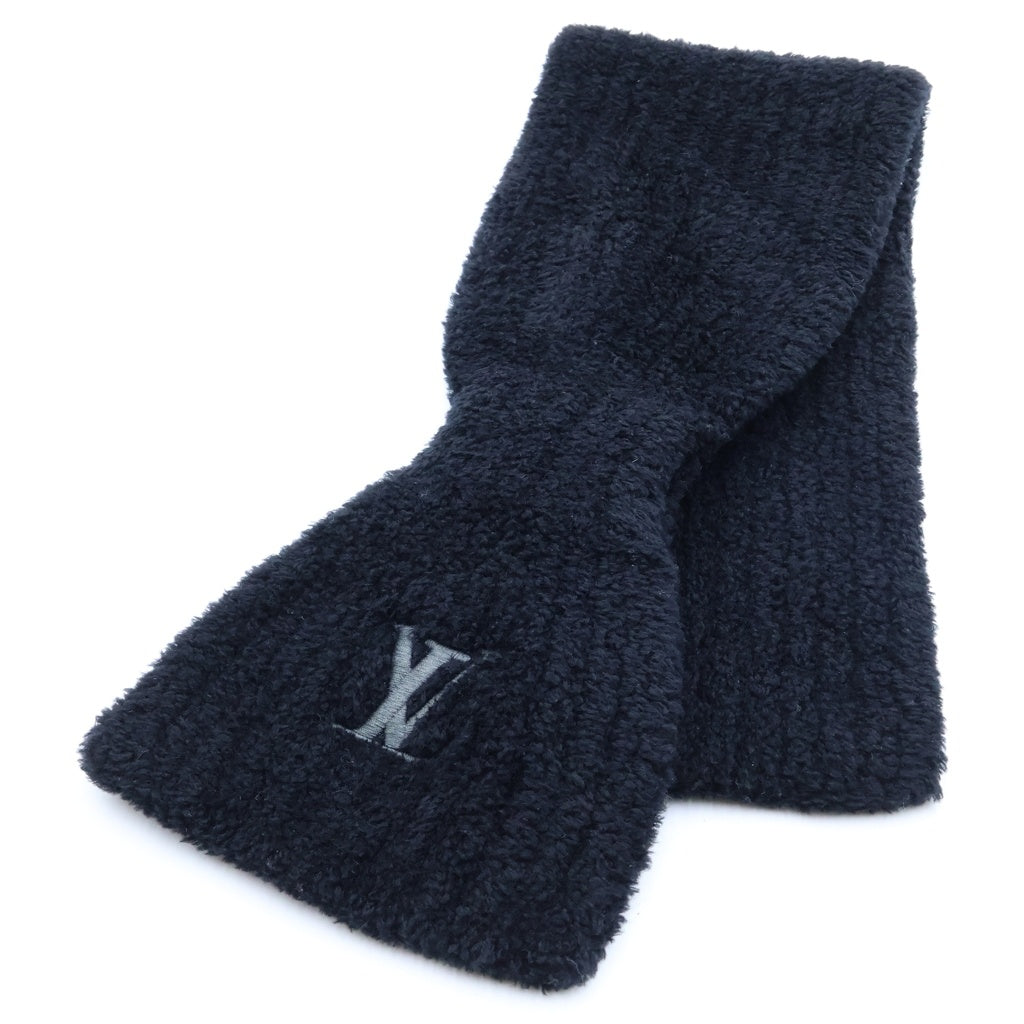 LOUIS VUITTON(ルイヴィトン) LV ミニ コンフィ ウールマフラー ブラック M90804 レディース