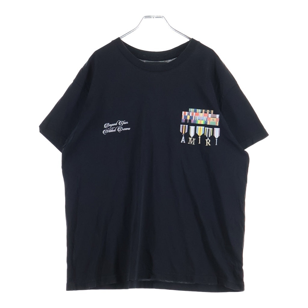 AMIRI(アミリ) アーミーリボン プリント半袖Tシャツ ブラック
